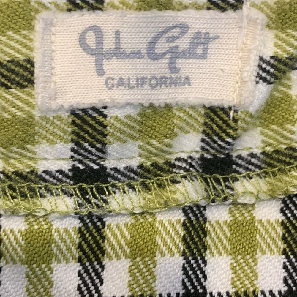 John Galt lime plaid skirt with buckle Size Small - Picture 7 of 9